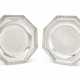 A PAIR OF GEORGE II SILVER OCTAGONAL SECOND-COURSE DISHES - фото 1