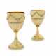 A PAIR OF GEORGE III SILVER-GILT GOBLETS - photo 1