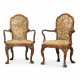A PAIR OF CHINESE EXPORT HUANGHUALI ARMCHAIRS - фото 1