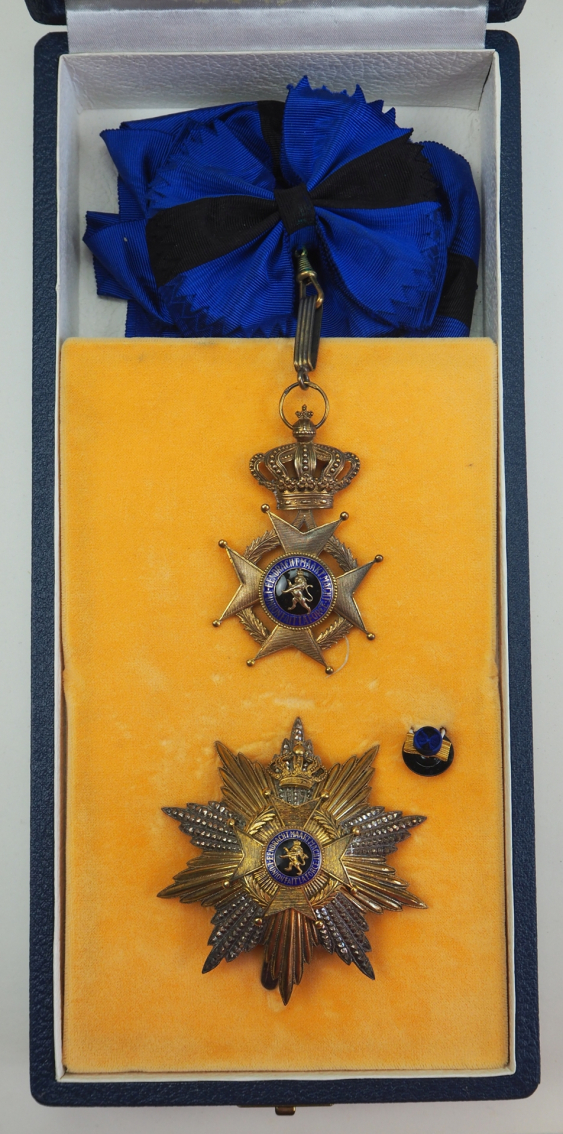 Belgien Orden Leopold II., 2. Modell (seit 1951), Großkreuz Satz, im