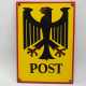 Postamt/ Bundespost Adler, Emailleschild. - photo 1