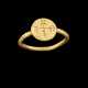 A BYZANTINE GOLD RING WITH CRUCIFORM MONOGRAM - Foto 1