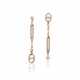 AN 18K ROSE GOLD & DIAMOND CHAINE D'ANCRE CHAOS EARRINGS - фото 1