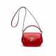 A CHERRY VERNIS LEATHER PASADENA BAG WITH GOLD HARDWARE - фото 1
