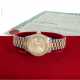 Armbanduhr: hochfeine vintage Luxusuhr, Rolex "Presidential 69179 Lady's" in 18K Tricolour mit Brillantbesatz, Top Zustand mit Box & Papieren von 1988 - photo 1