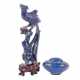 Two carvings of lapis lazuli. CHINA: - фото 1