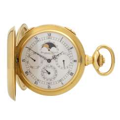 IWC карманные часы с календарем и фаз Луны, Ref. 5450, прим. 1970/80s. IWC карманные часы с календарем и фаз Луны, Ref. 5450, прим. 1970/80s.