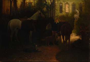 Adam, Franz: In the shadow of the Schlossgar Adam, Franz: In the shadow of the Schlossgar