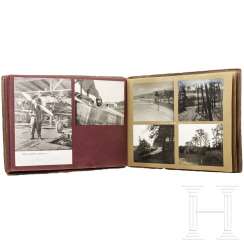 Photo album of a German aviation department in World War I - two signatures of Jagdflieger Ernst Udet Photo album of a German aviation department in World War I - two signatures of Jagdflieger Ernst Udet