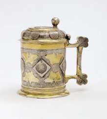 Beuthen on the Oder, 1. District 18. Century, master J. F. C. (John Frederick Clement) . Coin tankard Beuthen on the Oder, 1. District 18. Century, master J. F. C. (John Frederick Clement) . Coin tankard