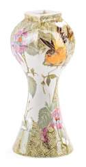 Vase with birds in branches and flowers, Samuel Schellink, Haagsche Plateelbakkerij Rozenburg, 1907 Vase with birds in branches and flowers, Samuel Schellink, Haagsche Plateelbakkerij Rozenburg, 1907