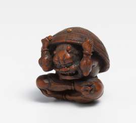 Netsuke of an Oni for New Years (Setsubin) Netsuke of an Oni for New Years (Setsubin)