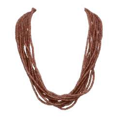 Necklace with 3 brilliant-occupied bayonet-exchange close Necklace with 3 brilliant-occupied bayonet-exchange close