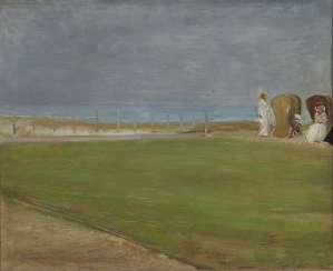 Max Liebermann - Seaside tennis court - Study. 1901 Max Liebermann - Seaside tennis court - Study. 1901