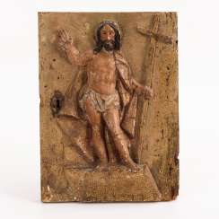 Gothic relief door with Christ Gothic relief door with Christ