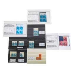 Allied occupation, small Items from Michel no. 950 b in pairs, Allied occupation, small Items from Michel no. 950 b in pairs,