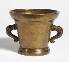 Mortar with dolphin handles Mortar with dolphin handles