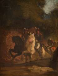 ALEXANDRE-GABRIEL DECAMPS (ПРИПИСЫВАЕТСЯ) Париж 1803 - 1860 Фонтенбло ALEXANDRE-GABRIEL DECAMPS (ПРИПИСЫВАЕТСЯ) Париж 1803 - 1860 Фонтенбло