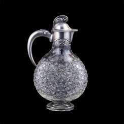 Russian decanter in the art Nouveau style. V. Bolin Russian decanter in the art Nouveau style. V. Bolin