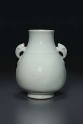 A GUAN-TYPE HU-FORM VASE A GUAN-TYPE HU-FORM VASE