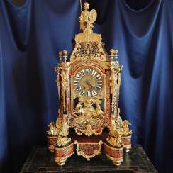 часы Буль / Boulle, вт. пол. XIX века, после профессиональной реставрации часы Буль / Boulle, вт. пол. XIX века, после профессиональной реставрации