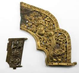 Two Aureol Fragments Two Aureol Fragments