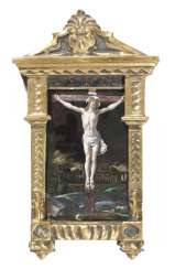 Expressive email image of the crucifixion of Jesus in the Neo-Renaissance frame Expressive email image of the crucifixion of Jesus in the Neo-Renaissance frame