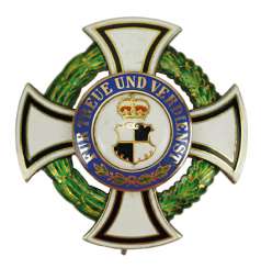 Hohenzollern: Princely Hohenzollern Cher Orders Of The House, 2. Model (since 1851), cross of honour 1. Class. Hohenzollern: Princely Hohenzollern Cher Orders Of The House, 2. Model (since 1851), cross of honour 1. Class.