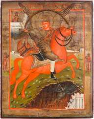 ICON WITH THE ARCHANGEL MICHAEL ARCHISTRATEGOS AS THE APOCALYPTIC RIDER ICON WITH THE ARCHANGEL MICHAEL ARCHISTRATEGOS AS THE APOCALYPTIC RIDER