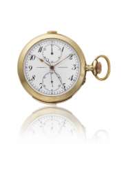 VACHERON CONSTANTIN, 18K GOLD MINUTE REPEATING KEYLESS CHRONOGRAPH MOVEMENT IN LATER ADDED CASE VACHERON CONSTANTIN, 18K GOLD MINUTE REPEATING KEYLESS CHRONOGRAPH MOVEMENT IN LATER ADDED CASE