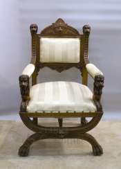 Antique chair with lions Antique chair with lions