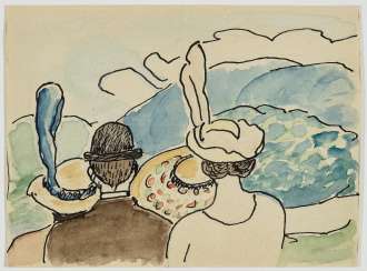 Excursion in the Murnau landscape. In 1908 Excursion in the Murnau landscape. In 1908