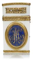 Case with portrait miniature and monogram Case with portrait miniature and monogram