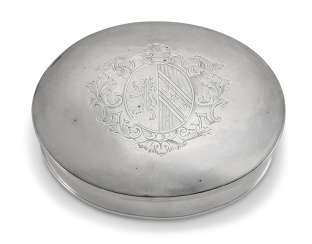A GEORGE I SILVER TOBACCO BOX A GEORGE I SILVER TOBACCO BOX