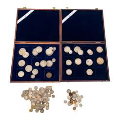 Une collection de pièces Une collection de pièces