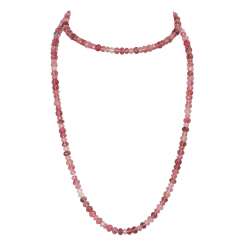 GÜNTER KRAUSS necklace made of faceted rubellite lenses GÜNTER KRAUSS necklace made of faceted rubellite lenses