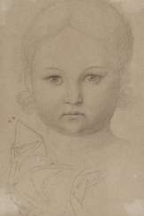 Peter Rittig, attributed to - Portrait of a girl Peter Rittig, attributed to - Portrait of a girl