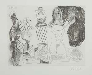 PABLO PICASSO 1881 Málaga - 1973 Mougins SHEET 34 FROM THE SERIES '156 GRAVURES' PABLO PICASSO 1881 Málaga - 1973 Mougins SHEET 34 FROM THE SERIES '156 GRAVURES'