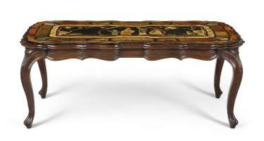 AN ITALIAN SCAGLIOLA TABLE TOP AN ITALIAN SCAGLIOLA TABLE TOP