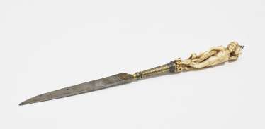 Knife with an ivory handle, the end of 17. Century Knife with an ivory handle, the end of 17. Century