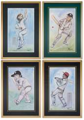 Sir Geoffrey Boycott, Sir Ian Botham, Mike Brearley and Sir Viv Richards Sir Geoffrey Boycott, Sir Ian Botham, Mike Brearley and Sir Viv Richards