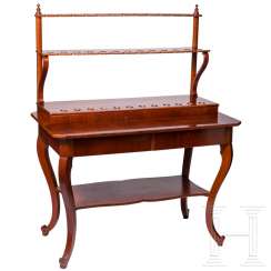 Elegant smoking table with pipe gallery, 19th century Elegant smoking table with pipe gallery, 19th century