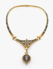 Choker with micro-mosaic Choker with micro-mosaic