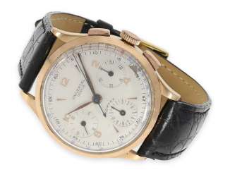 Watch: rare, rose-gold-plated Universal Geneve Chronograph Watch: rare, rose-gold-plated Universal Geneve Chronograph