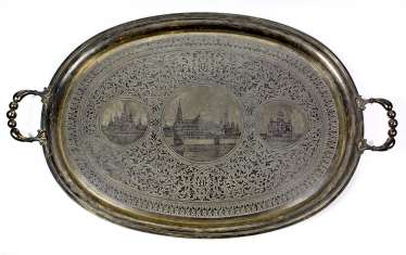 large Russian tablet Moscow - silver large Russian tablet Moscow - silver