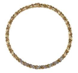 Brillantcollier 585 WG/GG. Brillantcollier 585 WG/GG.