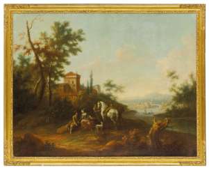 ATTRIBUTED TO VITTORIO AMEDEO CIGNAROLI (TURIN 1730-1800) ATTRIBUTED TO VITTORIO AMEDEO CIGNAROLI (TURIN 1730-1800)