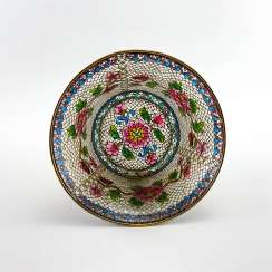 Decorative vase, rare technique of stained glass enamels, China, cloisonné, perfect condition Decorative vase, rare technique of stained glass enamels, China, cloisonné, perfect condition