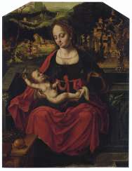 THE MASTER OF THE PARROT (ACTIVE ANTWERP 1525-1550), POSSIBLY IDENTIFIED AS CORNELIS BAZELAERE (DOCUMENTED IN ANTWERP IN 1523) THE MASTER OF THE PARROT (ACTIVE ANTWERP 1525-1550), POSSIBLY IDENTIFIED AS CORNELIS BAZELAERE (DOCUMENTED IN ANTWERP IN 1523)