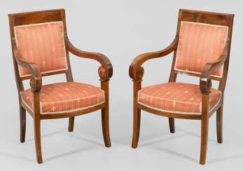 Pair Of Biedermeier Armchairs Pair Of Biedermeier Armchairs